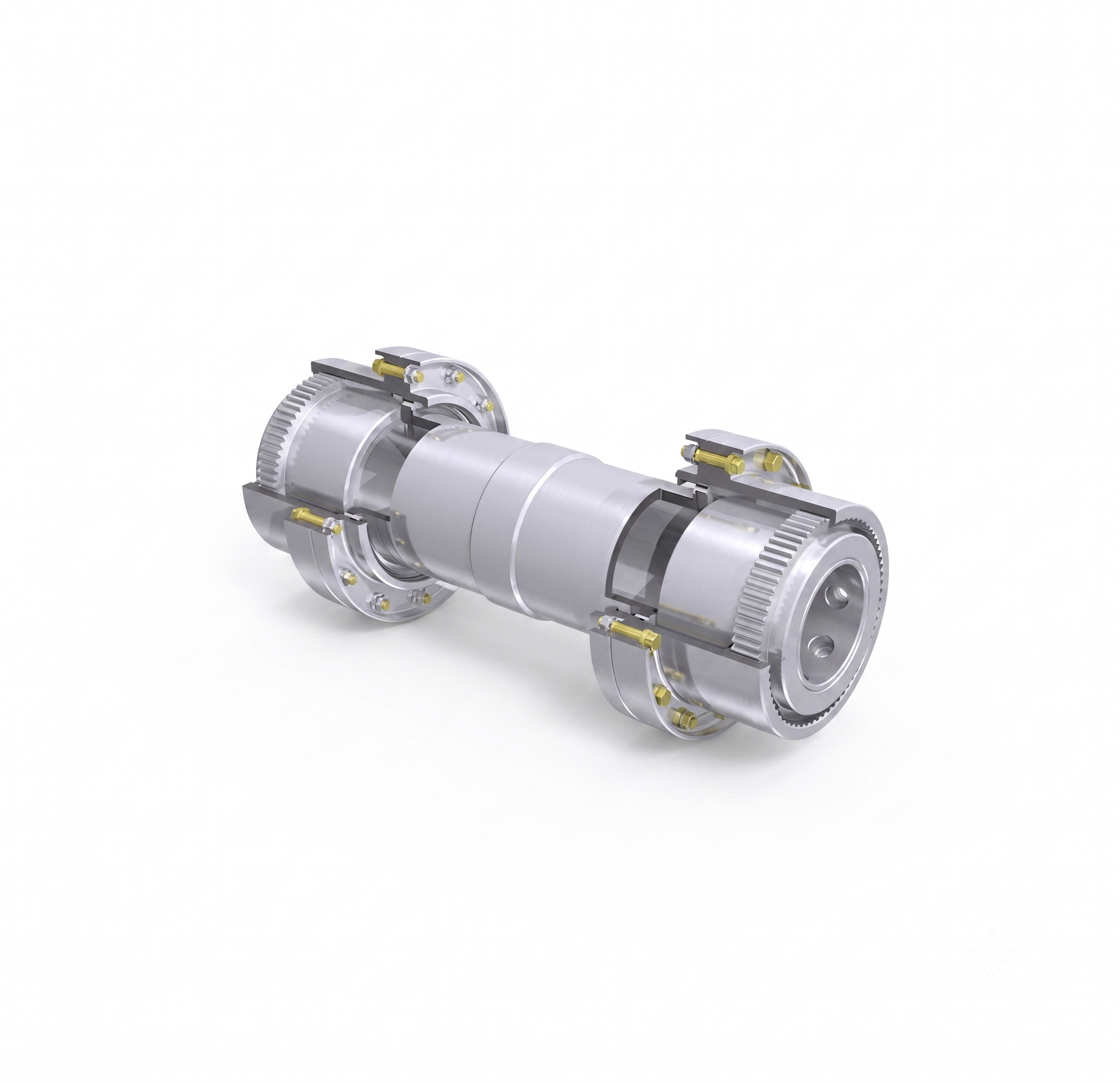 Double-Engagement Floating Shaft Gear Coupling